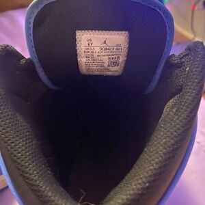 Nike Kids Black and Blue Sneakers